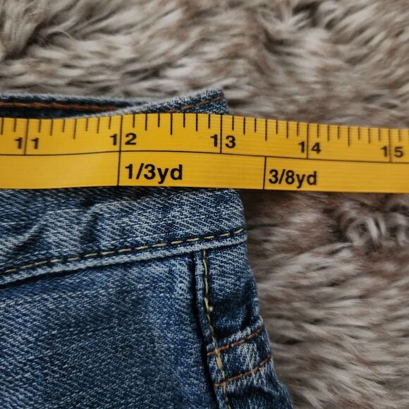 Levi's 550 Relaxed Fit Denim Cut Off Shorts Size 10 Reg - Picture 8 of 11